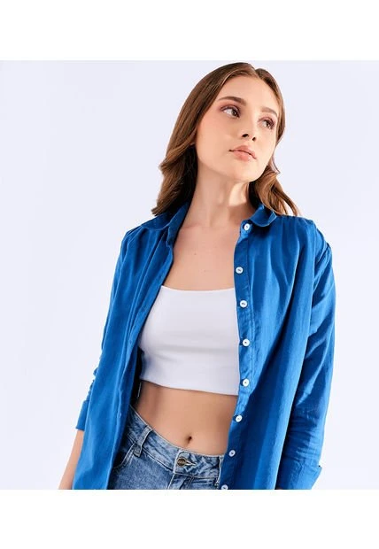 Camisa Para Mujer Oversize Derek 6 Camisa Para Mujer Oversize Derek - Imagen 4