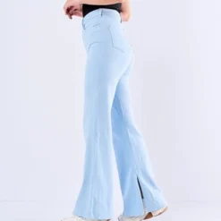 Jean Mujer Bota Campana Azul Derek -Feminora Moda Tienda De Ventas derek 4099 3489112 3 product