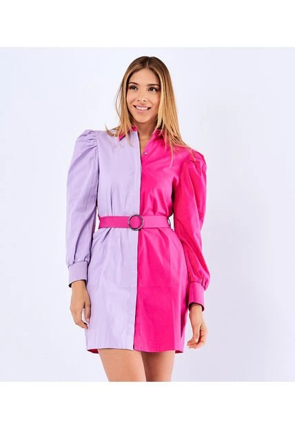 Vestido Fucsia Derek 826714 3 Vestido Fucsia Derek 826714