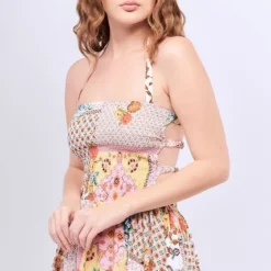 Vestido Para Mujer Corto Estampado Derek 7 Vestido Para Mujer Corto Estampado Derek -Feminora Moda Tienda De Ventas derek 7711 5144922 3 product