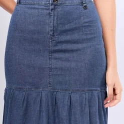 Falda Larga Para Mujer En Indigo Derek 8 Falda Larga Para Mujer En Indigo Derek -Feminora Moda Tienda De Ventas derek 7946 8549622 3 product