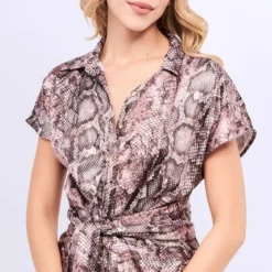 Vestido Para Mujer Manga Corta Derek -Feminora Moda Tienda De Ventas derek 8368 3544922 3 product