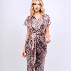 Vestido Para Mujer Manga Corta Derek -Feminora Moda Tienda De Ventas derek 8370 3544922 4 product