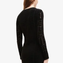 Vestido Negro-Café Desigual -Feminora Moda Tienda De Ventas desigual 2761 8033991 2 product