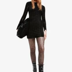 Vestido Negro-Café Desigual -Feminora Moda Tienda De Ventas desigual 2764 8033991 3 product