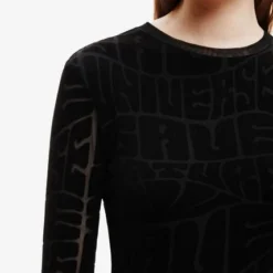 Vestido Negro-Café Desigual -Feminora Moda Tienda De Ventas desigual 2767 8033991 4 product