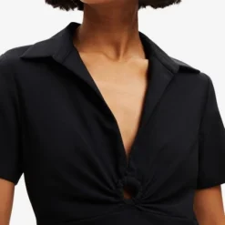 Vestido Negro Desigual -Feminora Moda Tienda De Ventas desigual 5594 2133991 4 product