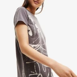 Vestido Gris-Beige Desigual -Feminora Moda Tienda De Ventas desigual 5620 4033991 4 product