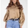 Blusa Manga Globo Cafe Para Mujer -Feminora Moda Tienda De Ventas dreamer 1449 4916922 1 product