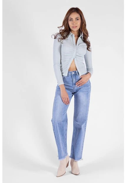 Blusa Fruce Verde Para Mujer 4 Blusa Fruce Verde Para Mujer - Imagen 2