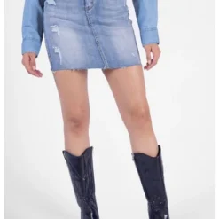 Falda Jean Para Mujer