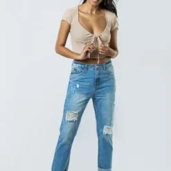 Blusa Con ESCOTE Para Mujer 8 Blusa Con ESCOTE Para Mujer -Feminora Moda Tienda De Ventas dreamer 9603 5789091 3 product