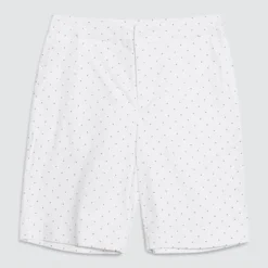 Bermuda Mujer Facol Blanco Algodón