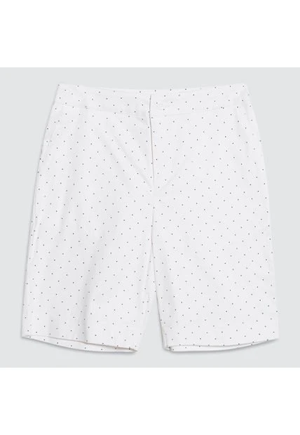 Bermuda Mujer Facol Blanco Algodón 3 Bermuda Mujer Facol Blanco Algodón