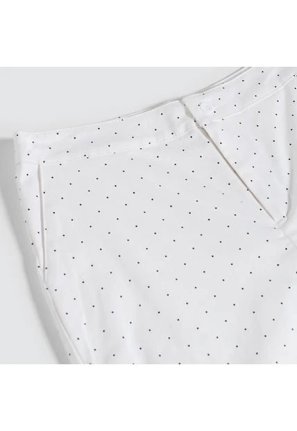 Bermuda Mujer Facol Blanco Algodón 4 Bermuda Mujer Facol Blanco Algodón - Imagen 2