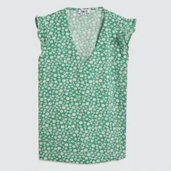 Blusa Mujer Facol M/C Verde Poliéster