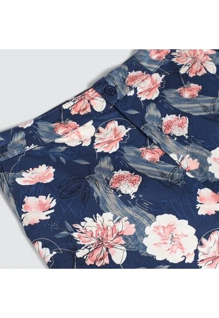 Bermuda Mujer Facol Bermuda Azul Algodón 4 Bermuda Mujer Facol Bermuda Azul Algodón - Imagen 2