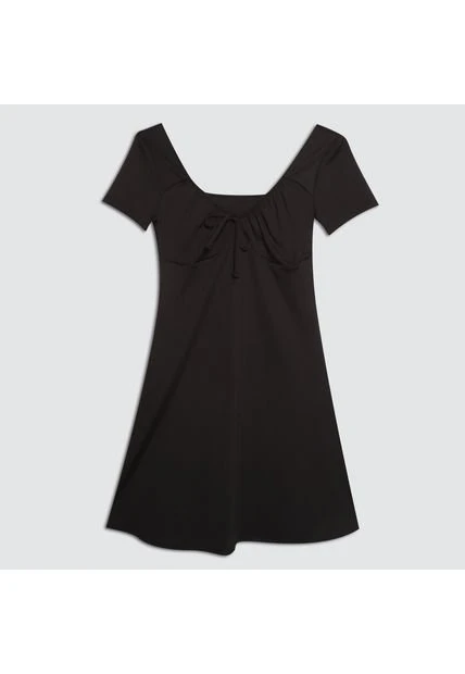 Vestido Mujer Facol M/C Negro Poliéster 3 Vestido Mujer Facol M/C Negro Poliéster