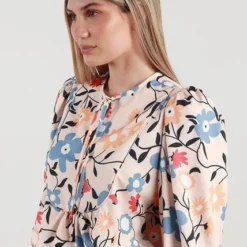 Blusa Cuello Redondo Manga 3cuartos