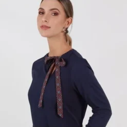 Blusa Cuello Redondo Manga Larga -Feminora Moda Tienda De Ventas fds 1845 3829622 4 product