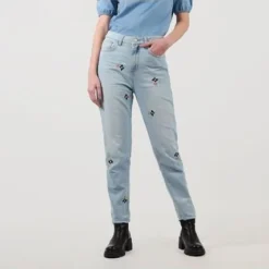 Jean Tiro Medio Bota Skinny -Feminora Moda Tienda De Ventas fds 2456 4321922 3 product