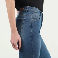 Jean Muse Tiro Medio Bota Recta -Feminora Moda Tienda De Ventas fds 2940 0038922 3 product