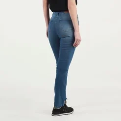 Jean Muse Tiro Medio Bota Recta -Feminora Moda Tienda De Ventas fds 2941 0038922 4 product