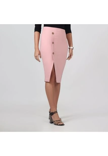 Falda Midi Con Abertura 4 Falda Midi Con Abertura - Imagen 2