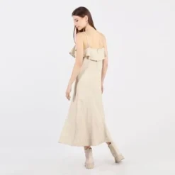 Vestido Cuello V Manga Sisa -Feminora Moda Tienda De Ventas fds 4974 0223722 4 product