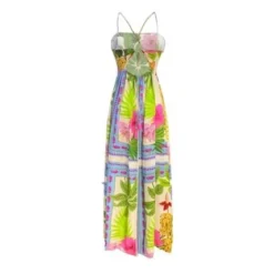 Vestido Largo Para Mujer Multicolor Fiory 3063 -Feminora Moda Tienda De Ventas fiory 1305 3617022 2 product