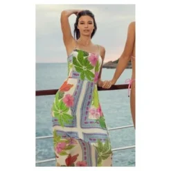 Vestido Largo Para Mujer Multicolor Fiory 3063 -Feminora Moda Tienda De Ventas fiory 1309 3617022 3 product