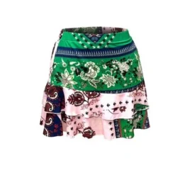 Falda Para Mujer Verde Fiory F089 -Feminora Moda Tienda De Ventas fiory 1675 4937712 3 product