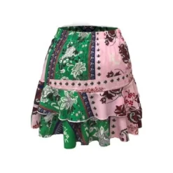 Falda Para Mujer Verde Fiory F089 -Feminora Moda Tienda De Ventas fiory 1679 4937712 4 product