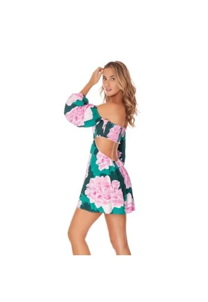 Vestido Corto Para Mujer Fiory 3094 4 Vestido Corto Para Mujer Fiory 3094 - Imagen 2