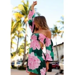 Vestido Corto Para Mujer Fiory 3094 17 Vestido Corto Para Mujer Fiory 3094 -Feminora Moda Tienda De Ventas fiory 3650 3188122 5 product