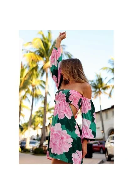 Vestido Corto Para Mujer Fiory 3094 7 Vestido Corto Para Mujer Fiory 3094 - Imagen 5