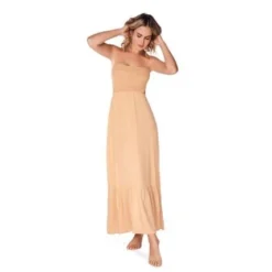 Vestido Largo Para Mujer Café Fiory 3119