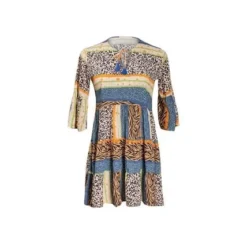 Vestido Nuru Corto Para Mujer Multicolor FIORY 3010 -Feminora Moda Tienda De Ventas fiory 7243 3592612 3 product