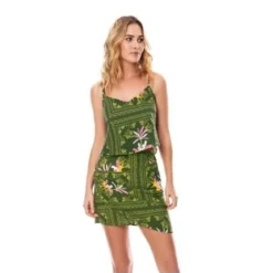 Falda Jaslene Para Mujer Verde Fiory F083 -Feminora Moda Tienda De Ventas fiory 9087 7867612 1 product