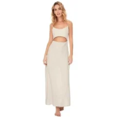 Vestido Thabisa Largo Para Mujer Arena FIORY 3009