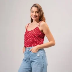 Blusa Semi Amplia Tiras Blomi -Feminora Moda Tienda De Ventas karibik 0379 2500722 2 product