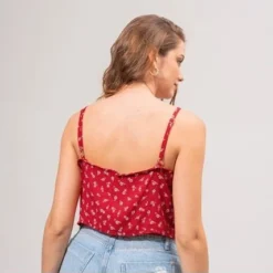 Blusa Semi Amplia Tiras Blomi -Feminora Moda Tienda De Ventas karibik 0381 2500722 3 product