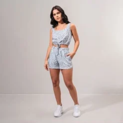 Short Amplio Talle Alto Redes -Feminora Moda Tienda De Ventas karibik 0685 9148922 5 product