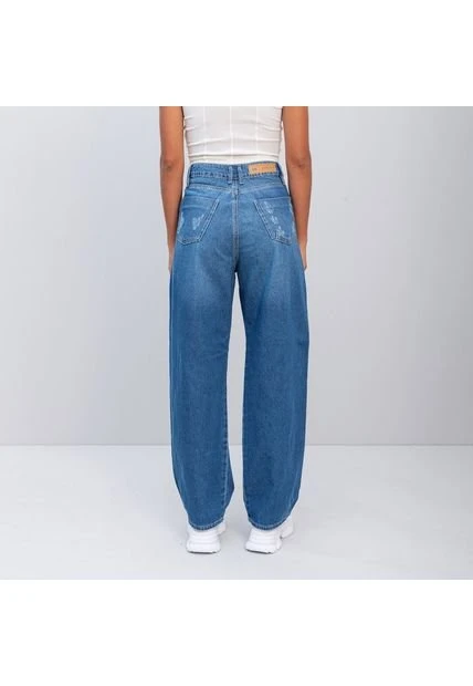 Jean Momfit Talle Alto Fish 5 Jean Momfit Talle Alto Fish - Imagen 3