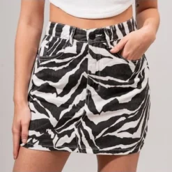 Falda Ajustada Talle Alto Monkey