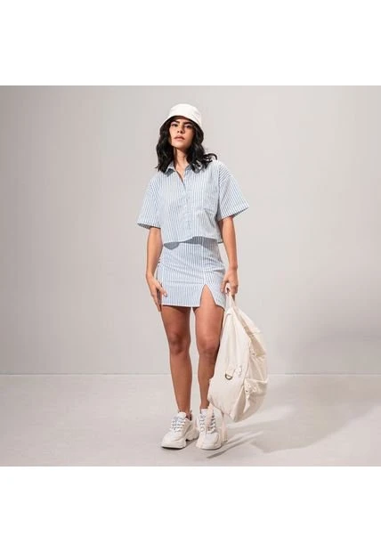 Falda Ajustada Talle Alto Subiendo 13 Falda Ajustada Talle Alto Subiendo - Imagen 11