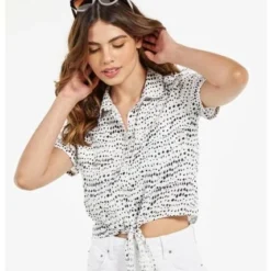 KOAJ-BLUSA KOAJ CAMISERA ANUDADA MC 547 2/23