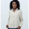 Blusa Para Mujer Manga 3/4 Beige Marca L&H -Feminora Moda Tienda De Ventas l h 3902 8666981 1 product