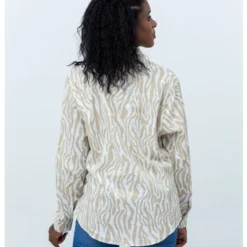 Blusa Para Mujer Manga 3/4 Beige Marca L&H -Feminora Moda Tienda De Ventas l h 3907 8666981 3 product