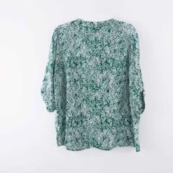 Blusa Para Mujer. Manga 3/4 Verde Marca L&H 9 Blusa Para Mujer. Manga 3/4 Verde Marca L&H -Feminora Moda Tienda De Ventas l h 5138 9485712 2 product